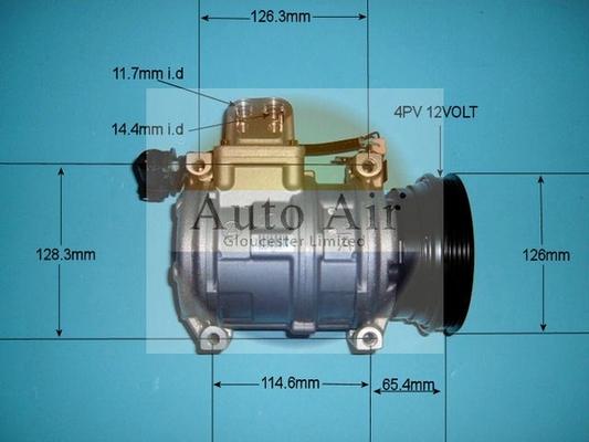 Auto Air Gloucester 14-5663 - Compresseur, climatisation cwaw.fr