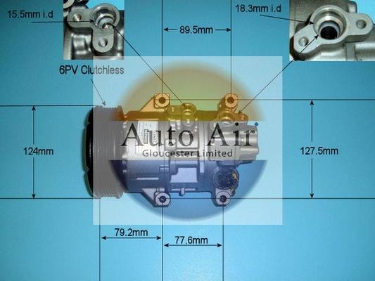 Auto Air Gloucester 14-5343R - Compresseur, climatisation cwaw.fr