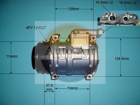 Auto Air Gloucester 14-5701 - Compresseur, climatisation cwaw.fr