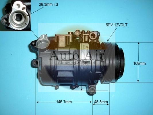 Auto Air Gloucester 14-6464R - Compresseur, climatisation cwaw.fr