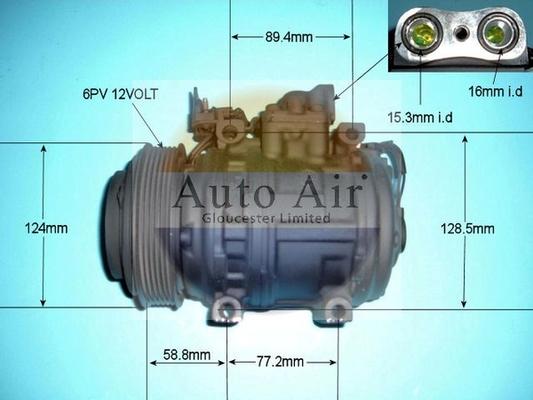 Auto Air Gloucester 14-6240R - Compresseur, climatisation cwaw.fr