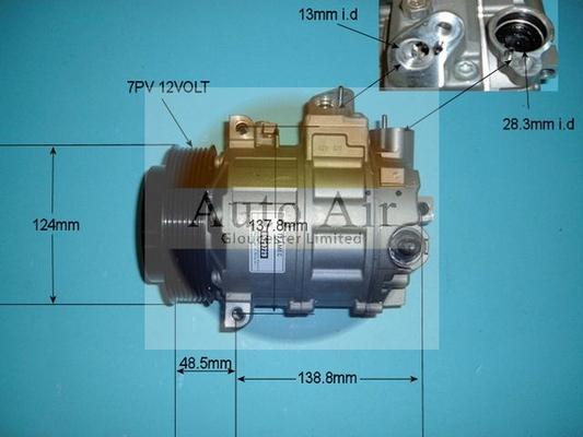 Auto Air Gloucester 14-6259R - Compresseur, climatisation cwaw.fr