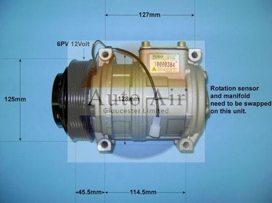 Auto Air Gloucester 14-6254P - Compresseur, climatisation cwaw.fr