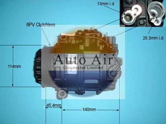 Auto Air Gloucester 14-6256R - Compresseur, climatisation cwaw.fr