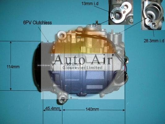 Auto Air Gloucester 14-6256 - Compresseur, climatisation cwaw.fr