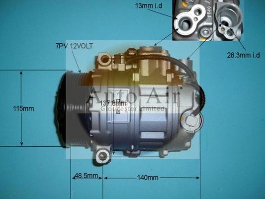 Auto Air Gloucester 14-6258R - Compresseur, climatisation cwaw.fr