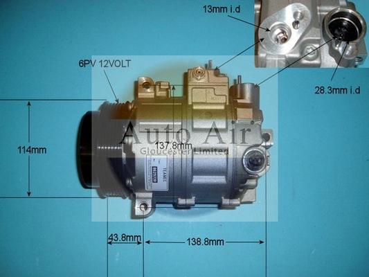 Auto Air Gloucester 14-6260R - Compresseur, climatisation cwaw.fr