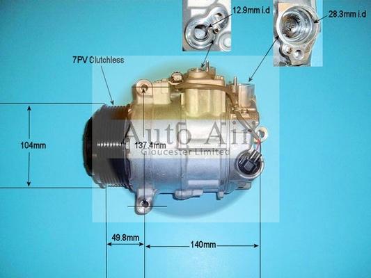 Auto Air Gloucester 14-6261 - Compresseur, climatisation cwaw.fr