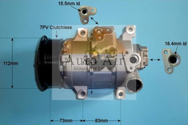 Auto Air Gloucester 14-6209P - Compresseur, climatisation cwaw.fr