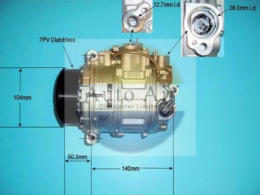 Auto Air Gloucester 14-6205 - Compresseur, climatisation cwaw.fr