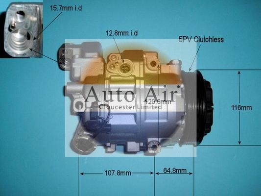 Auto Air Gloucester 14-6200R - Compresseur, climatisation cwaw.fr