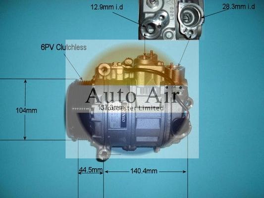 Auto Air Gloucester 14-6201 - Compresseur, climatisation cwaw.fr