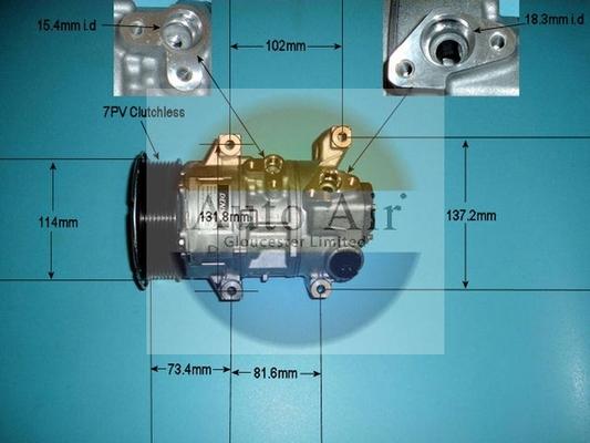 Auto Air Gloucester 14-6208 - Compresseur, climatisation cwaw.fr