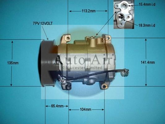 Auto Air Gloucester 14-6213P - Compresseur, climatisation cwaw.fr