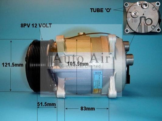 Auto Air Gloucester 14-0409 - Compresseur, climatisation cwaw.fr