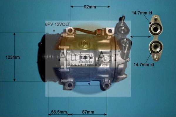 Auto Air Gloucester 14-0098 - Compresseur, climatisation cwaw.fr