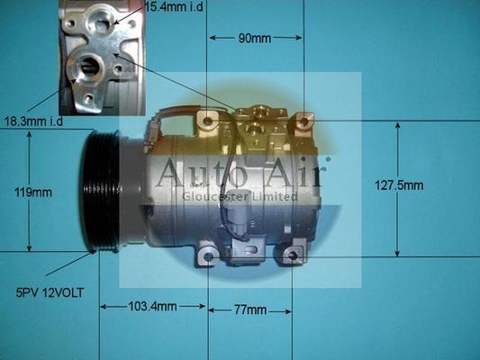 Auto Air Gloucester 14-0092 - Compresseur, climatisation cwaw.fr