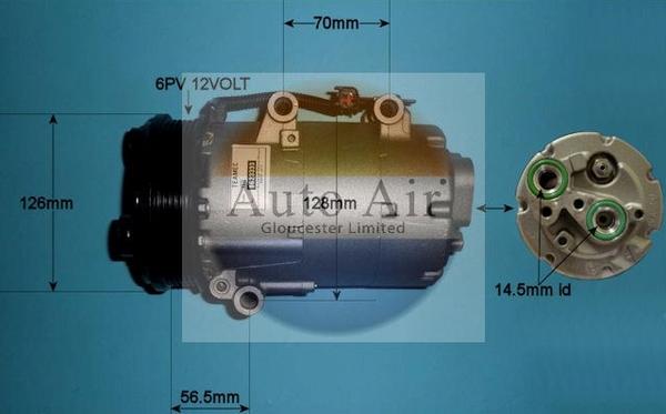 Auto Air Gloucester 14-0097R - Compresseur, climatisation cwaw.fr