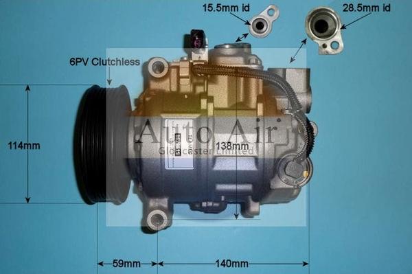 Auto Air Gloucester 14-0085R - Compresseur, climatisation cwaw.fr