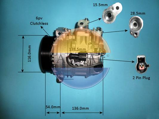 Auto Air Gloucester 14-0039p - Compresseur, climatisation cwaw.fr