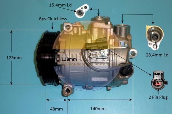 Auto Air Gloucester 14-0039R - Compresseur, climatisation cwaw.fr