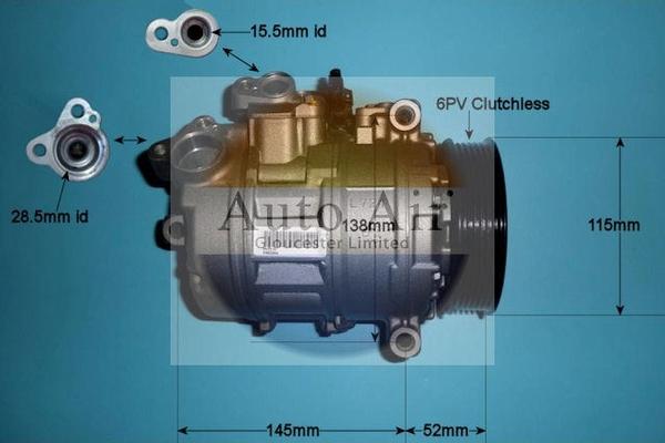 Auto Air Gloucester 14-0034R - Compresseur, climatisation cwaw.fr