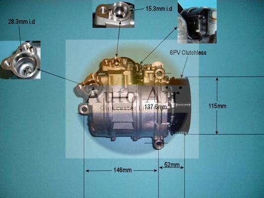 Auto Air Gloucester 14-0034 - Compresseur, climatisation cwaw.fr