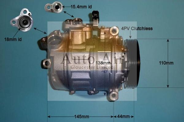 Auto Air Gloucester 14-0037 - Compresseur, climatisation cwaw.fr