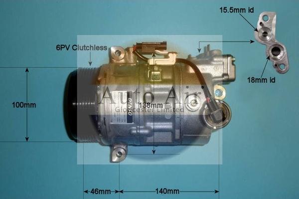 Auto Air Gloucester 14-0029 - Compresseur, climatisation cwaw.fr