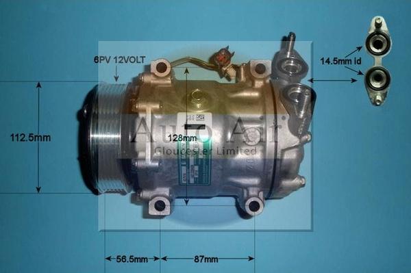 Auto Air Gloucester 14-0073 - Compresseur, climatisation cwaw.fr