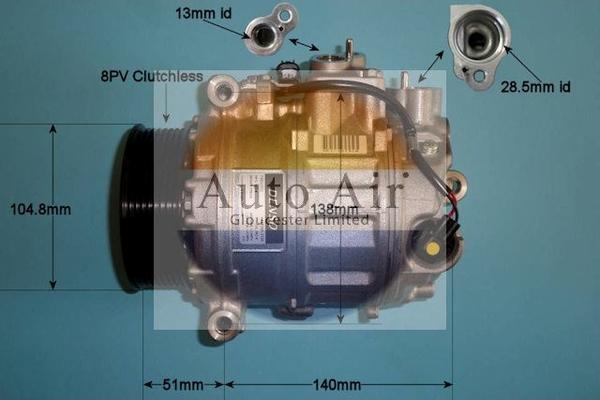 Auto Air Gloucester 14-0197 - Compresseur, climatisation cwaw.fr