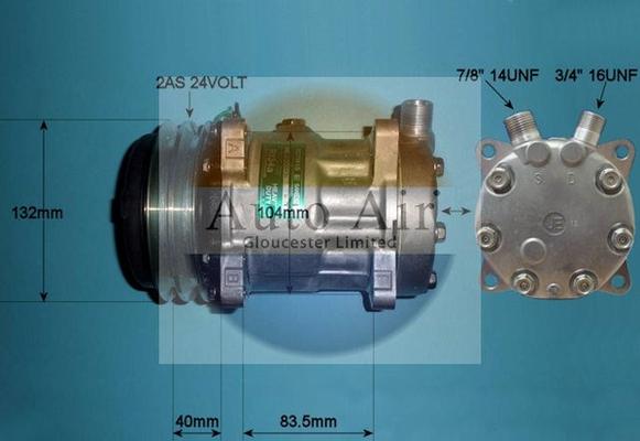 Auto Air Gloucester 14-0118 - Compresseur, climatisation cwaw.fr