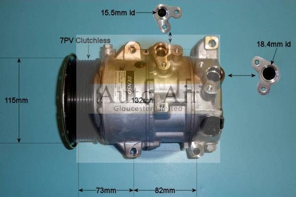 Auto Air Gloucester 14-0124 - Compresseur, climatisation cwaw.fr