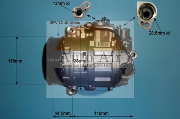 Auto Air Gloucester 14-0121 - Compresseur, climatisation cwaw.fr