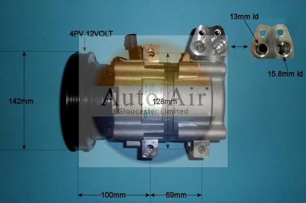 Auto Air Gloucester 14-0170 - Compresseur, climatisation cwaw.fr