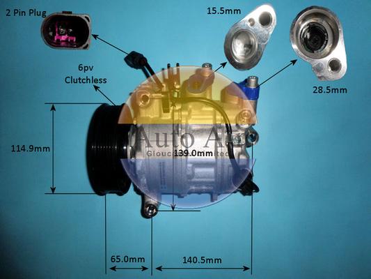 Auto Air Gloucester 14-0840p - Compresseur, climatisation cwaw.fr