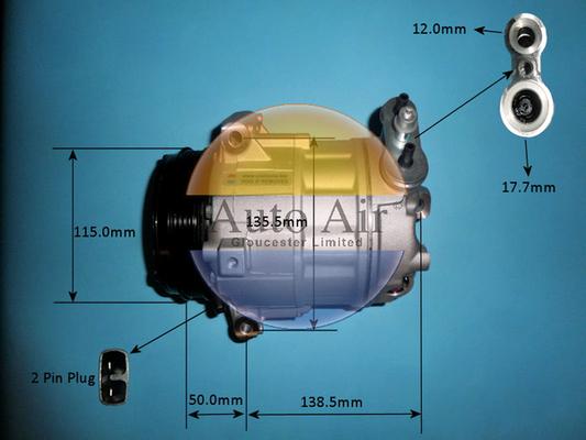 Auto Air Gloucester 14-0830P - Compresseur, climatisation cwaw.fr