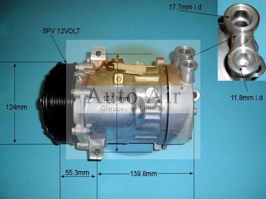 Auto Air Gloucester 14-0342 - Compresseur, climatisation cwaw.fr