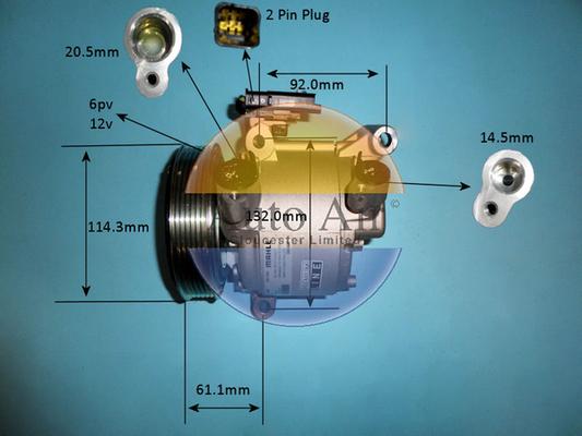 Auto Air Gloucester 14-0359 - Compresseur, climatisation cwaw.fr