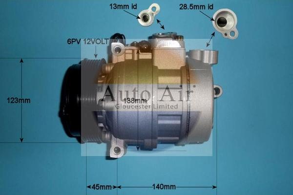 Auto Air Gloucester 14-0309P - Compresseur, climatisation cwaw.fr