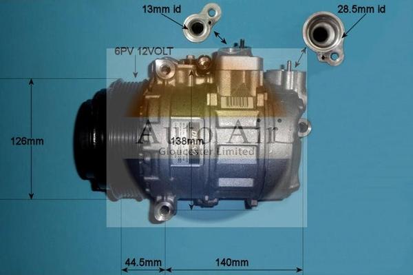 Auto Air Gloucester 14-0309 - Compresseur, climatisation cwaw.fr