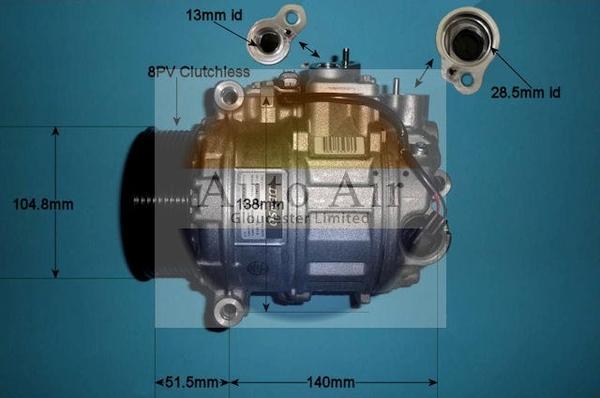 Auto Air Gloucester 14-0306 - Compresseur, climatisation cwaw.fr