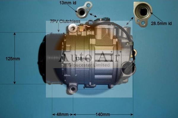 Auto Air Gloucester 14-0308P - Compresseur, climatisation cwaw.fr