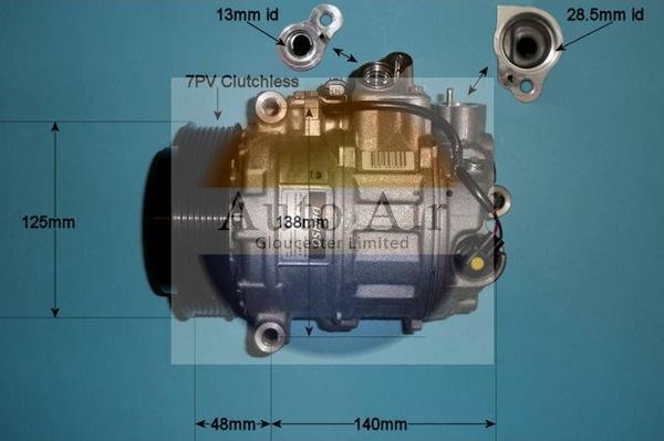 Auto Air Gloucester 14-0308 - Compresseur, climatisation cwaw.fr