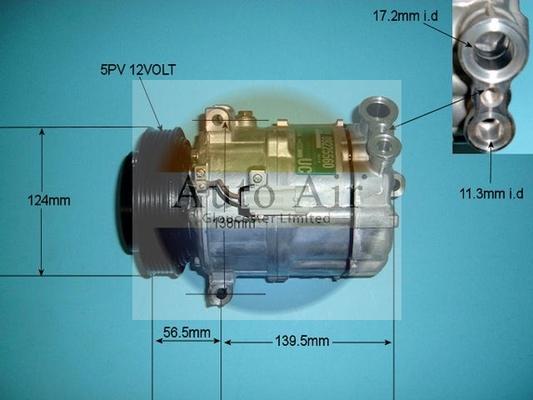 Auto Air Gloucester 14-0335 - Compresseur, climatisation cwaw.fr