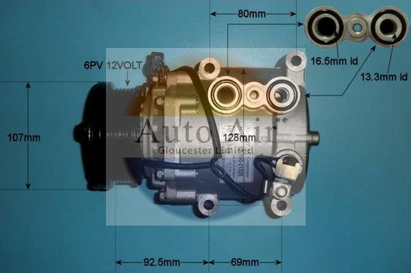 Auto Air Gloucester 14-0325P - Compresseur, climatisation cwaw.fr