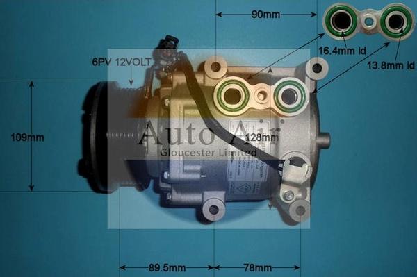 Auto Air Gloucester 14-0322P - Compresseur, climatisation cwaw.fr