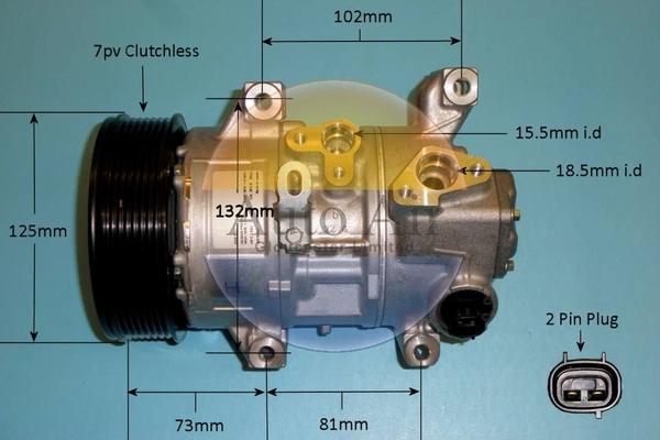 Auto Air Gloucester 14-0291 - Compresseur, climatisation cwaw.fr