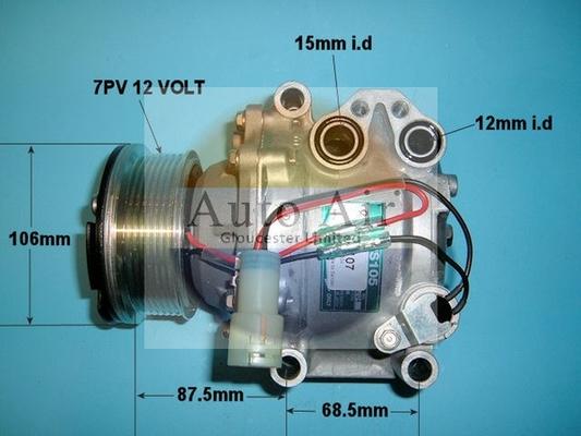 Auto Air Gloucester 14-0258 - Compresseur, climatisation cwaw.fr