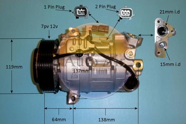 Auto Air Gloucester 14-0252 - Compresseur, climatisation cwaw.fr